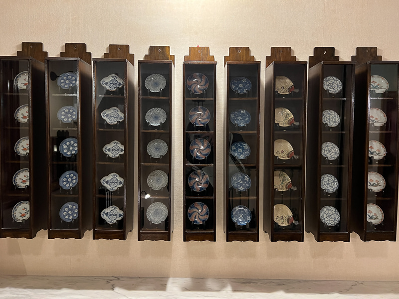 江戸時代の豆皿。夢二以外の作品も楽しめる