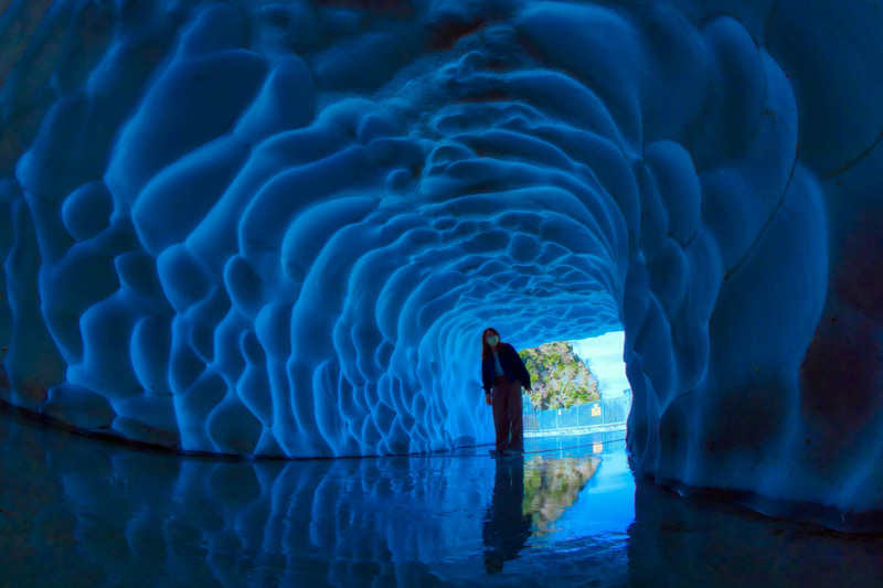 大観峰「雪のトンネル」（4月24日オープン）