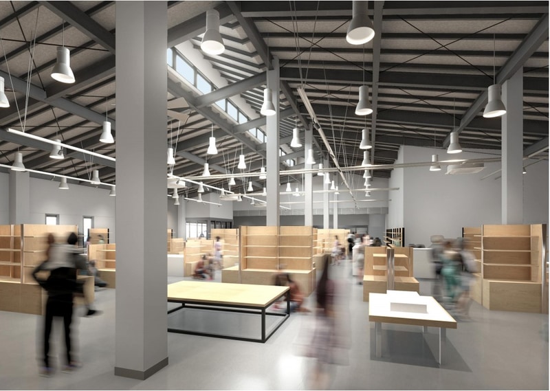 物販エリア あさま市場