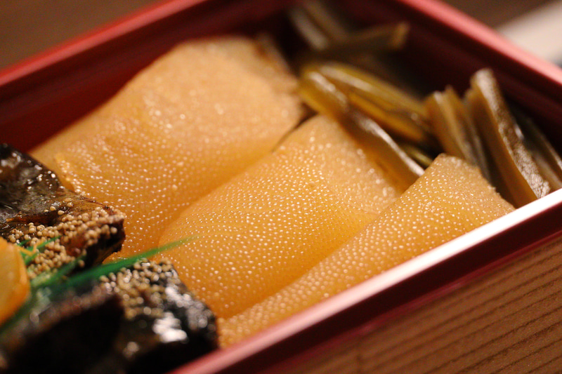 数の子は歯応え強目でしっかりとしたポリポリ感