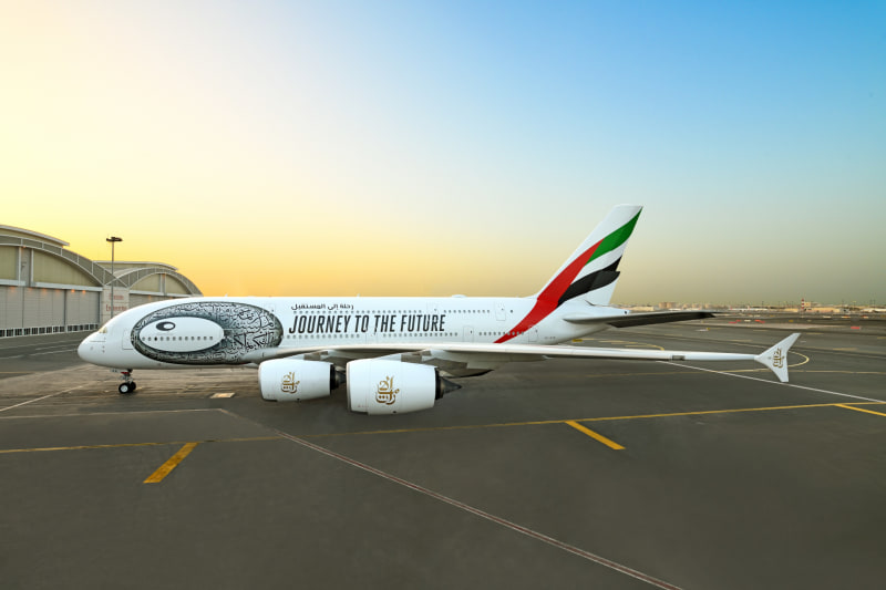 新特別デザインが施されたA380