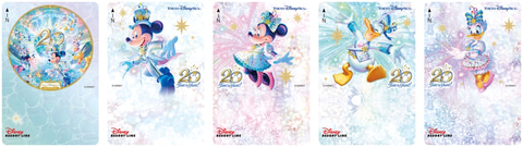 【使用済】④特殊デザイン ディズニーリゾートライン 切符 パス リゾラ ディズニー リゾートライン 2Days フリーきっぷ 20周年 使用済み