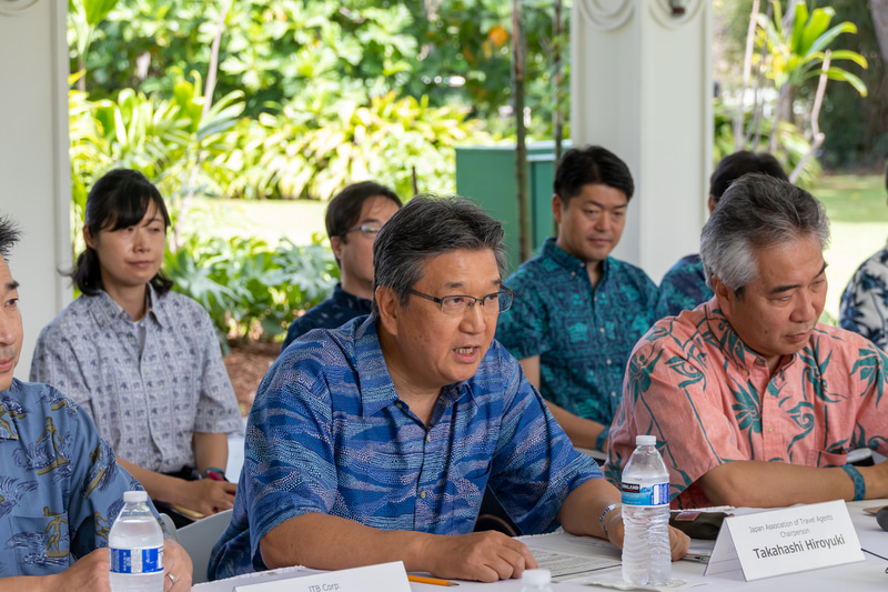 JATA視察団の団長を務めた会長の髙橋広行氏