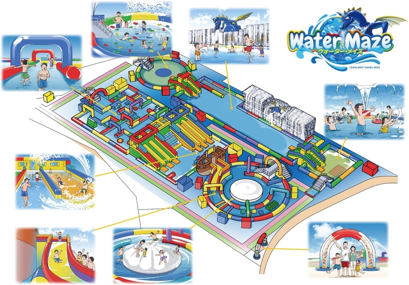 6つのアトラクションプールを展開