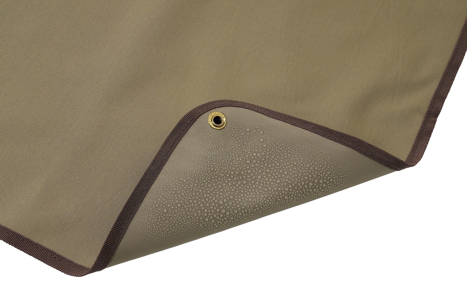 裏面には防水性のあるPVC加工を施した