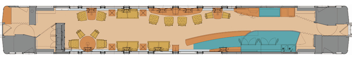 2号車 ラウンジ40