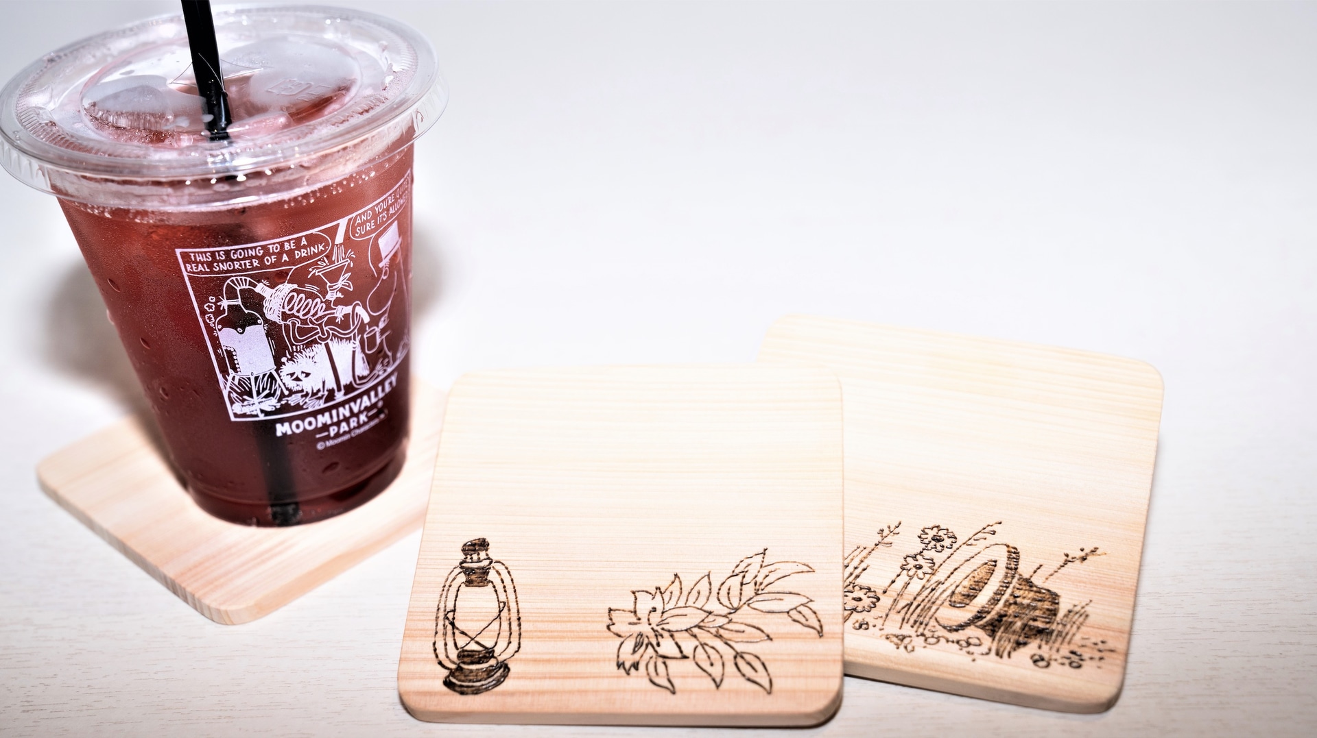 コースターづくりのワークショップを実施