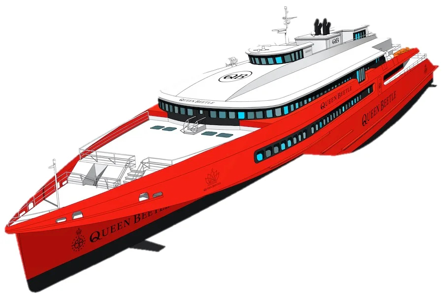 「QUEEN BEETLE」を2日間国内で運航する