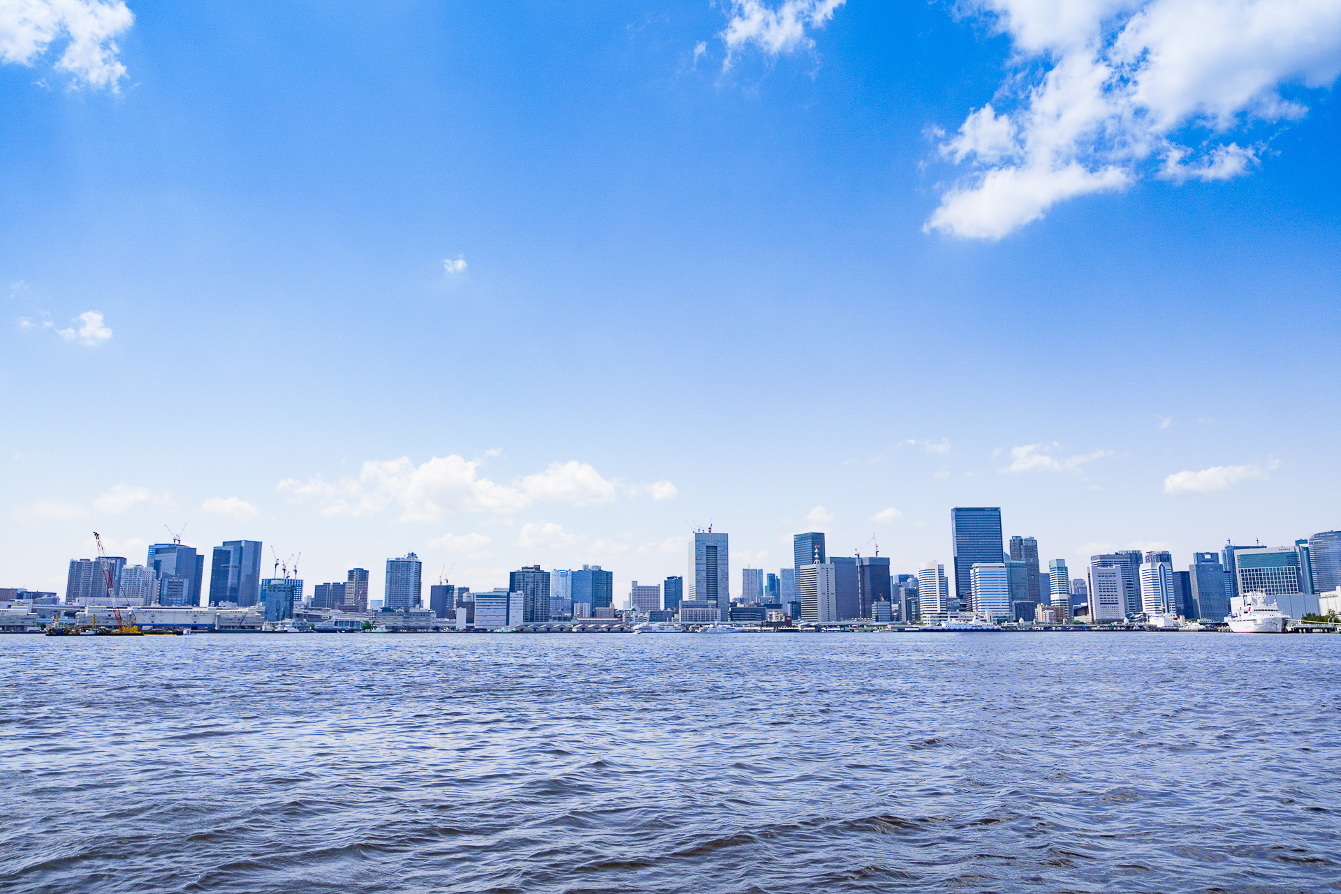 芝浦プロジェクト方面を遠方から見る