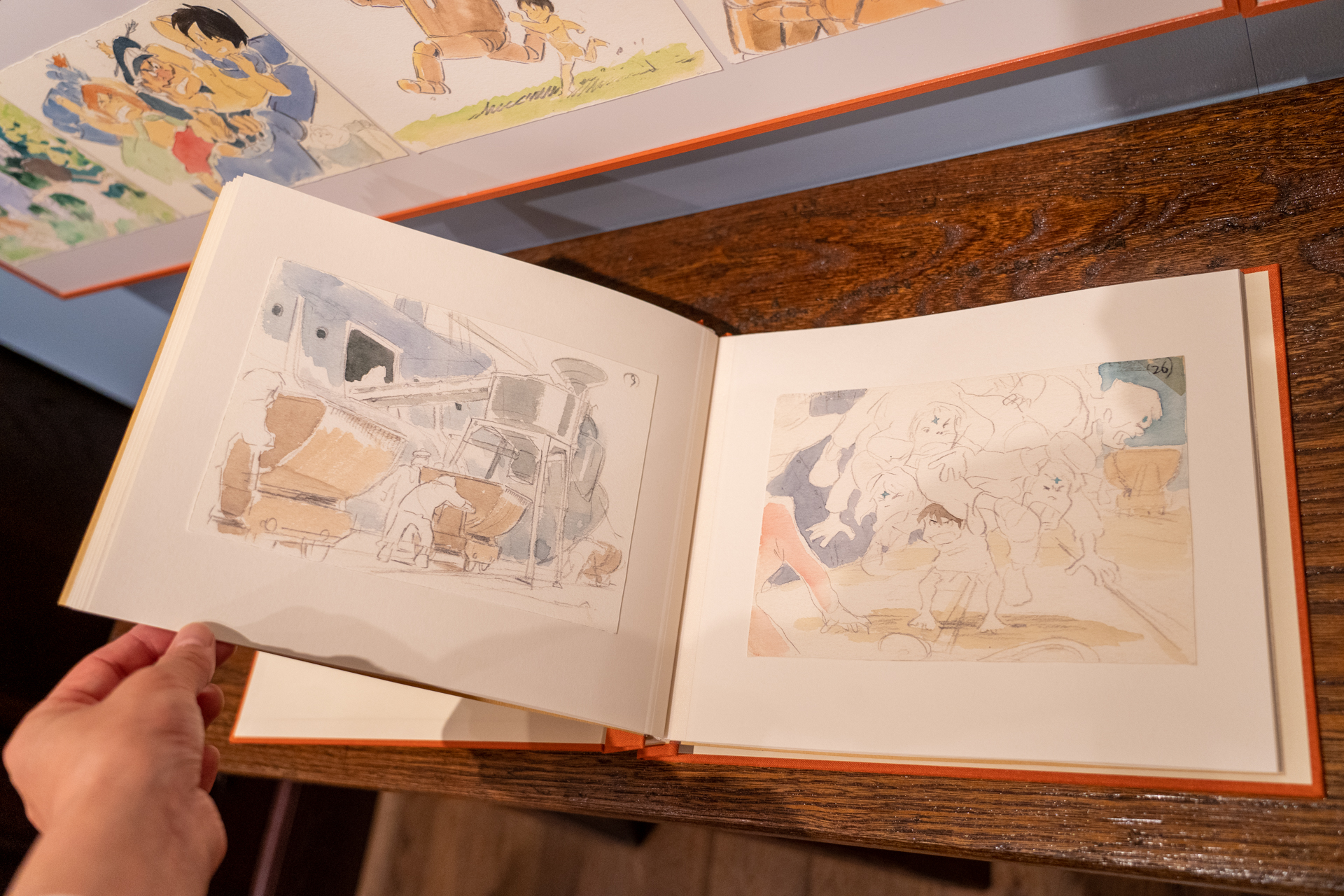 水彩で描かれた数多くのイメージボードは必見