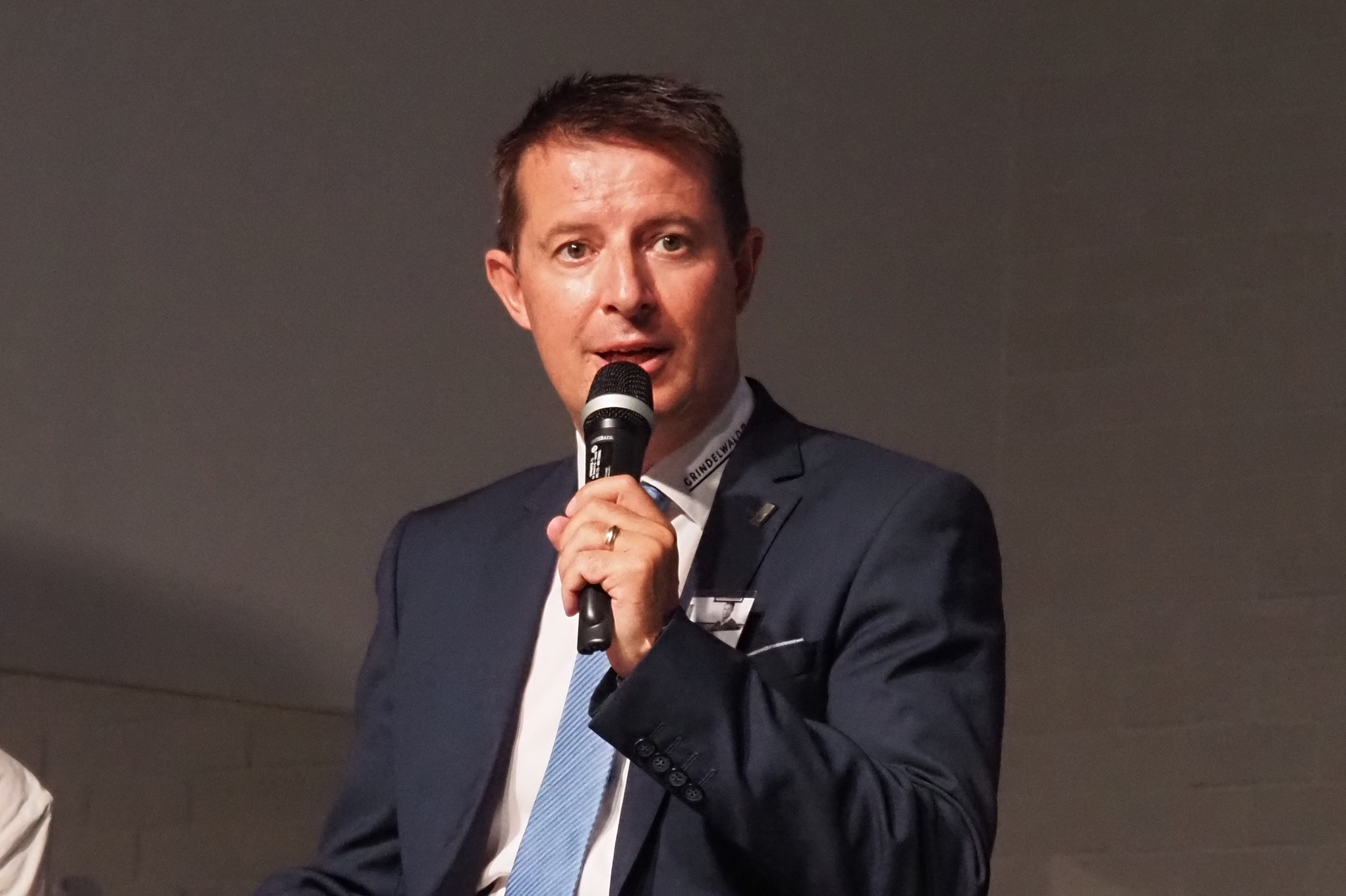 グリンデルワルト観光局 局長のブルーノ・ハウスウィルト氏