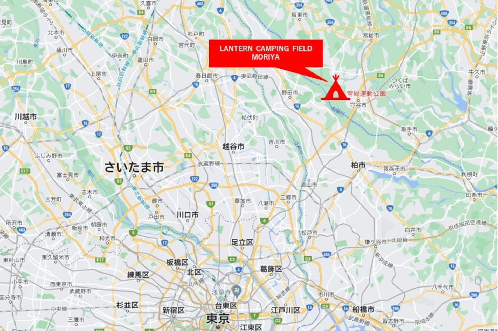 都心からのアクセスも良好な常総運動公園内に位置する