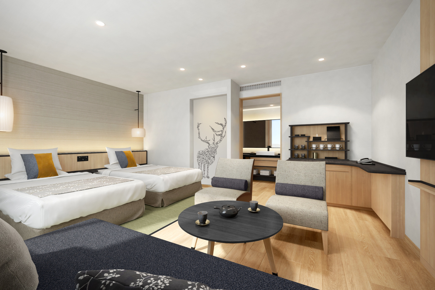 亀の井ホテル 赤穂（和モダン客室）