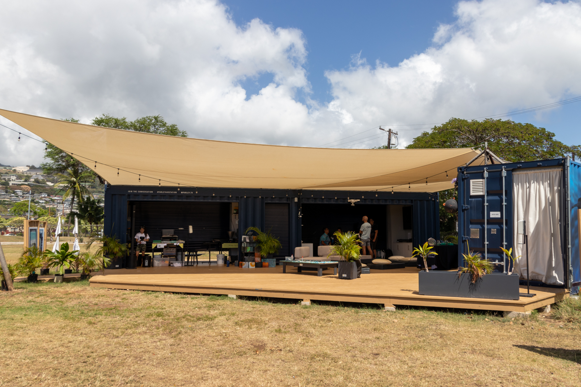 ビショップ・ミュージアムの敷地内にある「AIR Station」では、週2回イベントが行なわれている