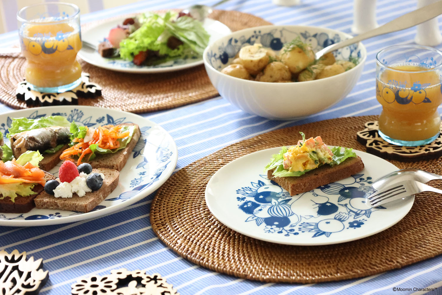 ベネリックは「ムーミン」のベリー摘みをイメージした食器シリーズを発売する