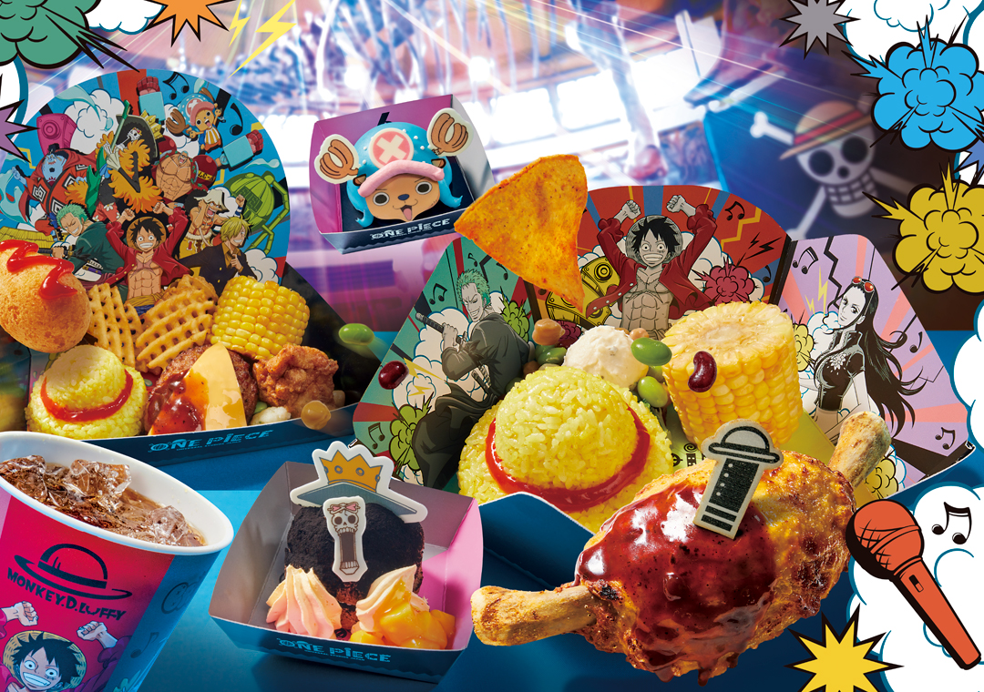 USJは「ワンピース・プレミア・サマー 2022」に登場する期間限定コラボフードとグッズの情報を公開した