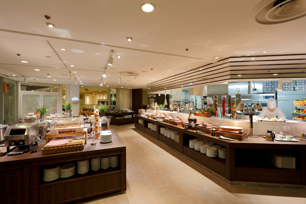 1階のビュッフェ