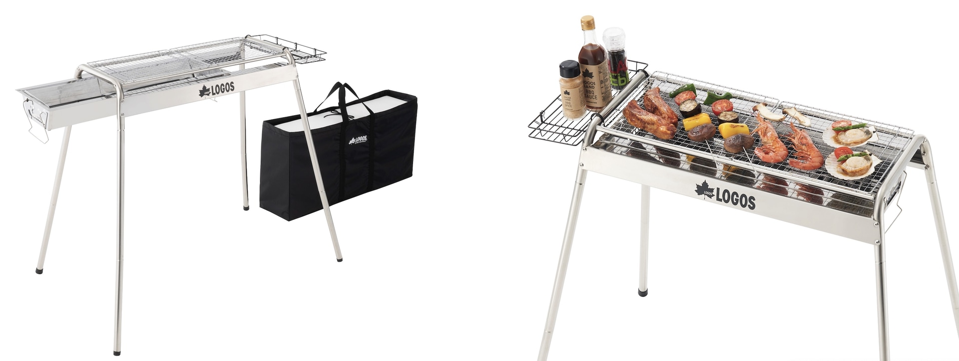 ロゴスは「eco-logosave スリムチューブグリルL-BB・コンプリート」を発売した