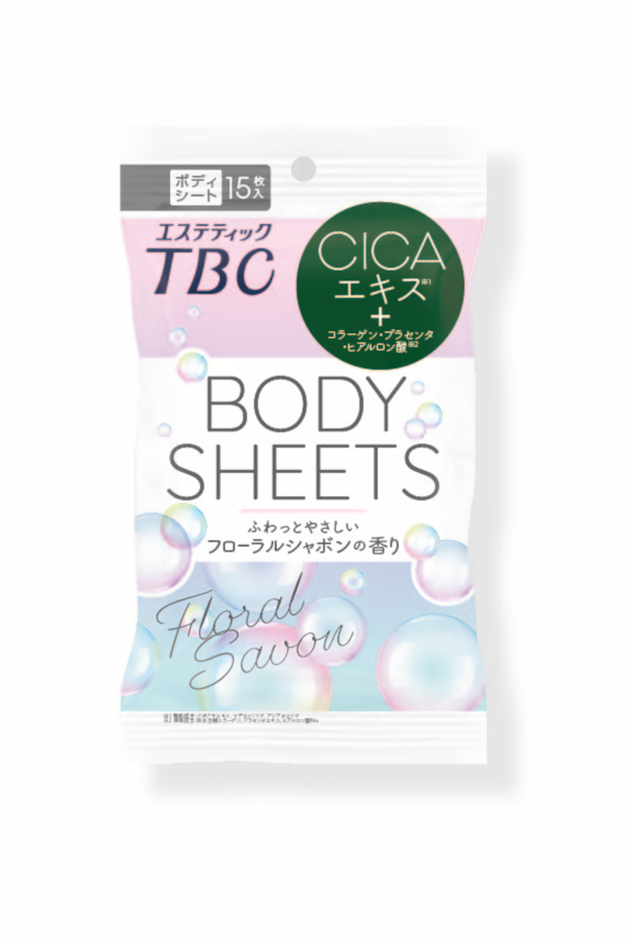 TBC ボディシート〈フローラルシャボンの香り〉