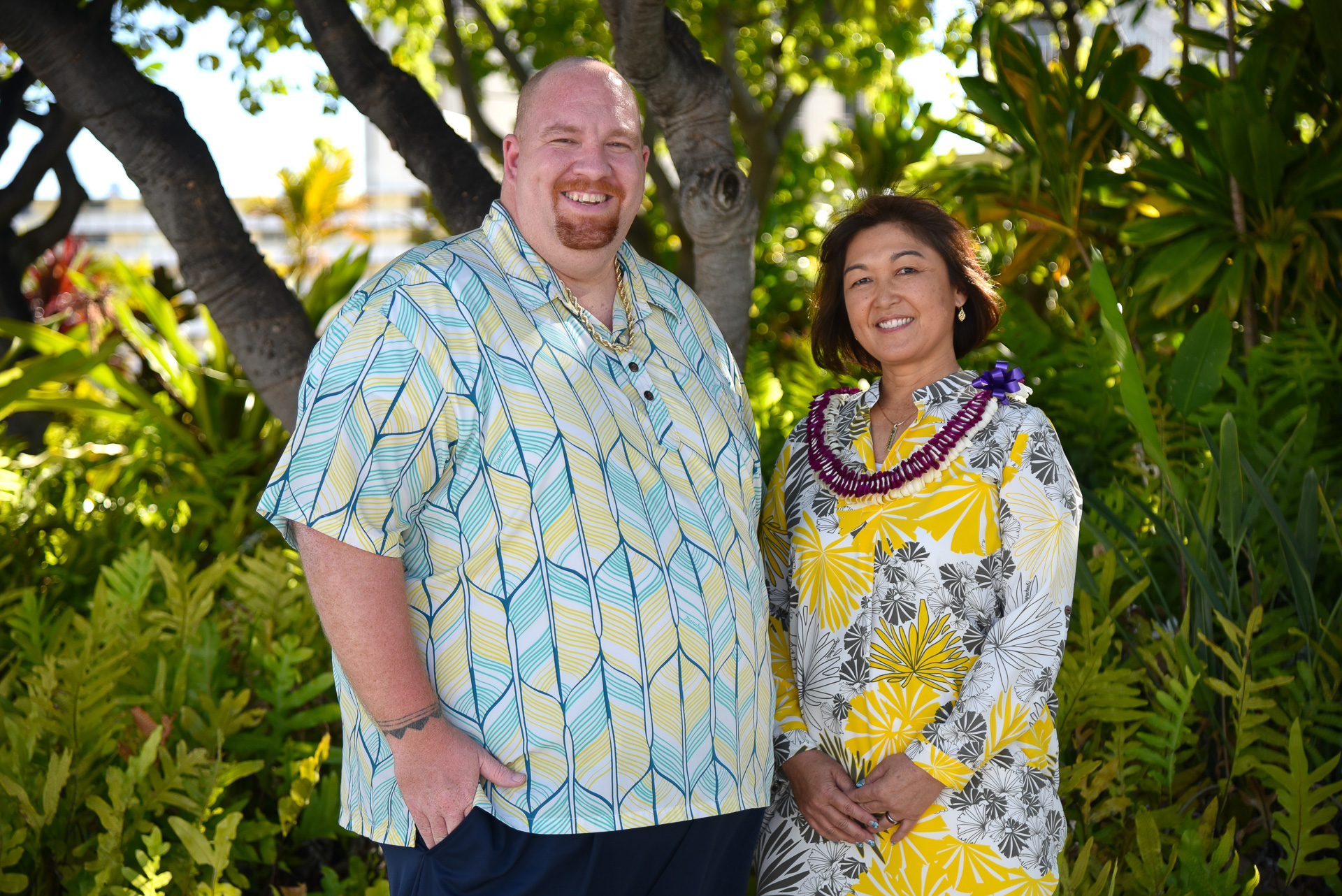 ハワイ・ツーリズム・オーソリティ ブランド責任者 カラニ・カアナアナ氏とハワイ州観光局 日本支局 日本支局長ミツエ・ヴァーレイ氏