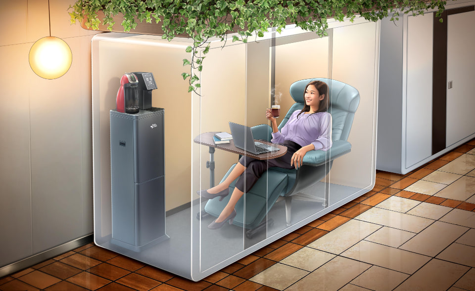 JR東日本、駅ナカのシェアオフィスブースで睡眠不足解消。ネスレ