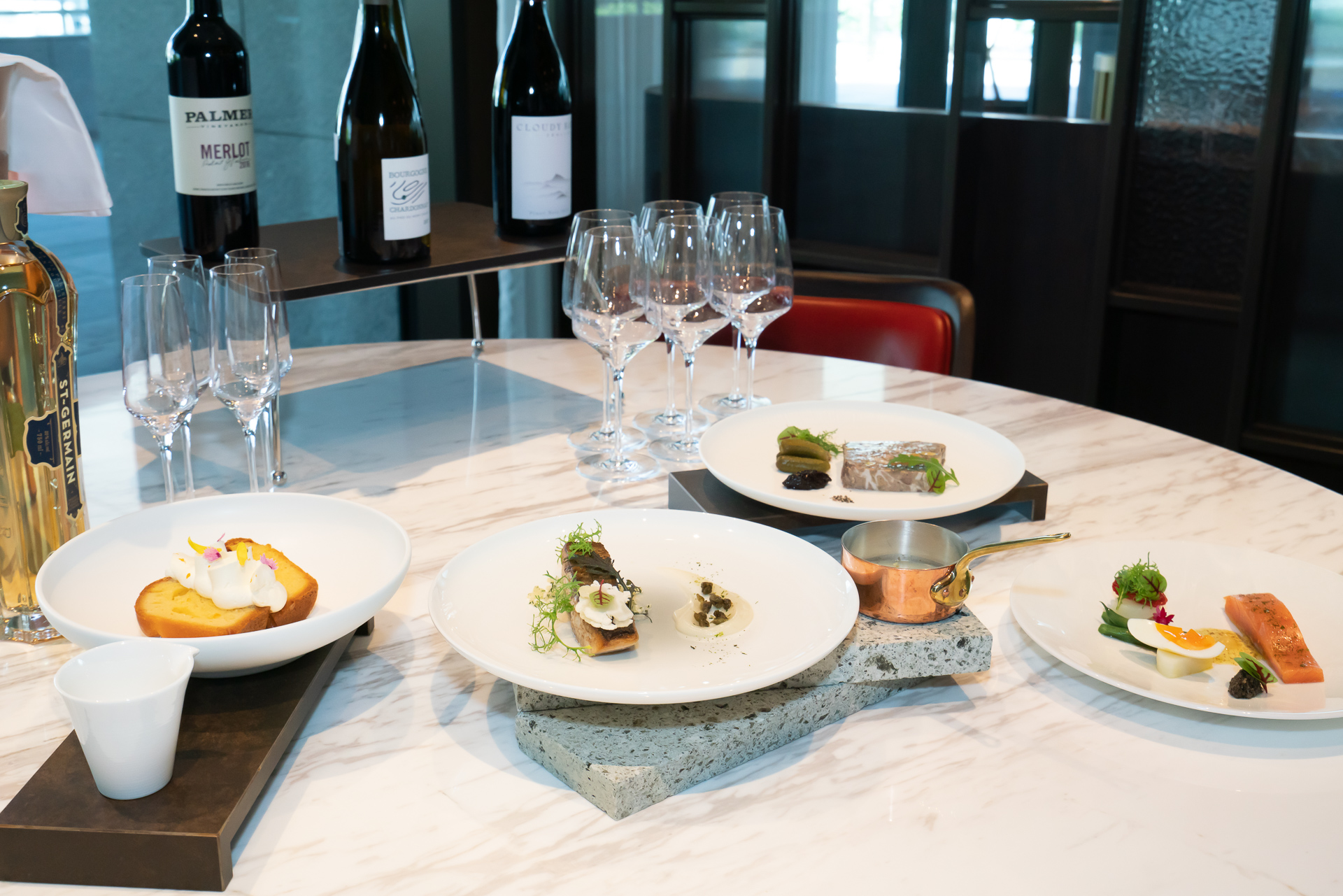 フレンチメニューの一例