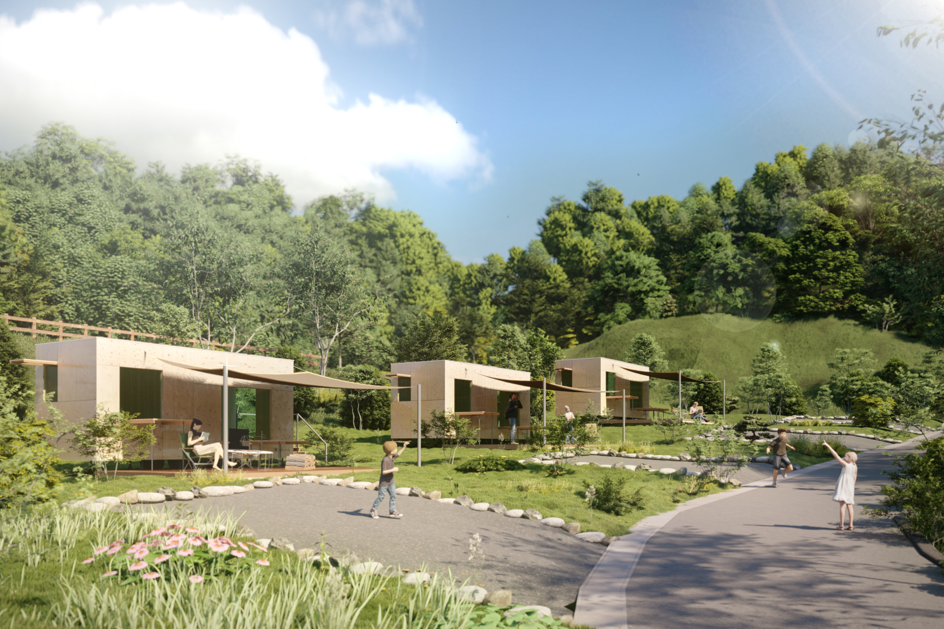 スノーピークが手掛ける3棟のモバイルハウス「住箱」