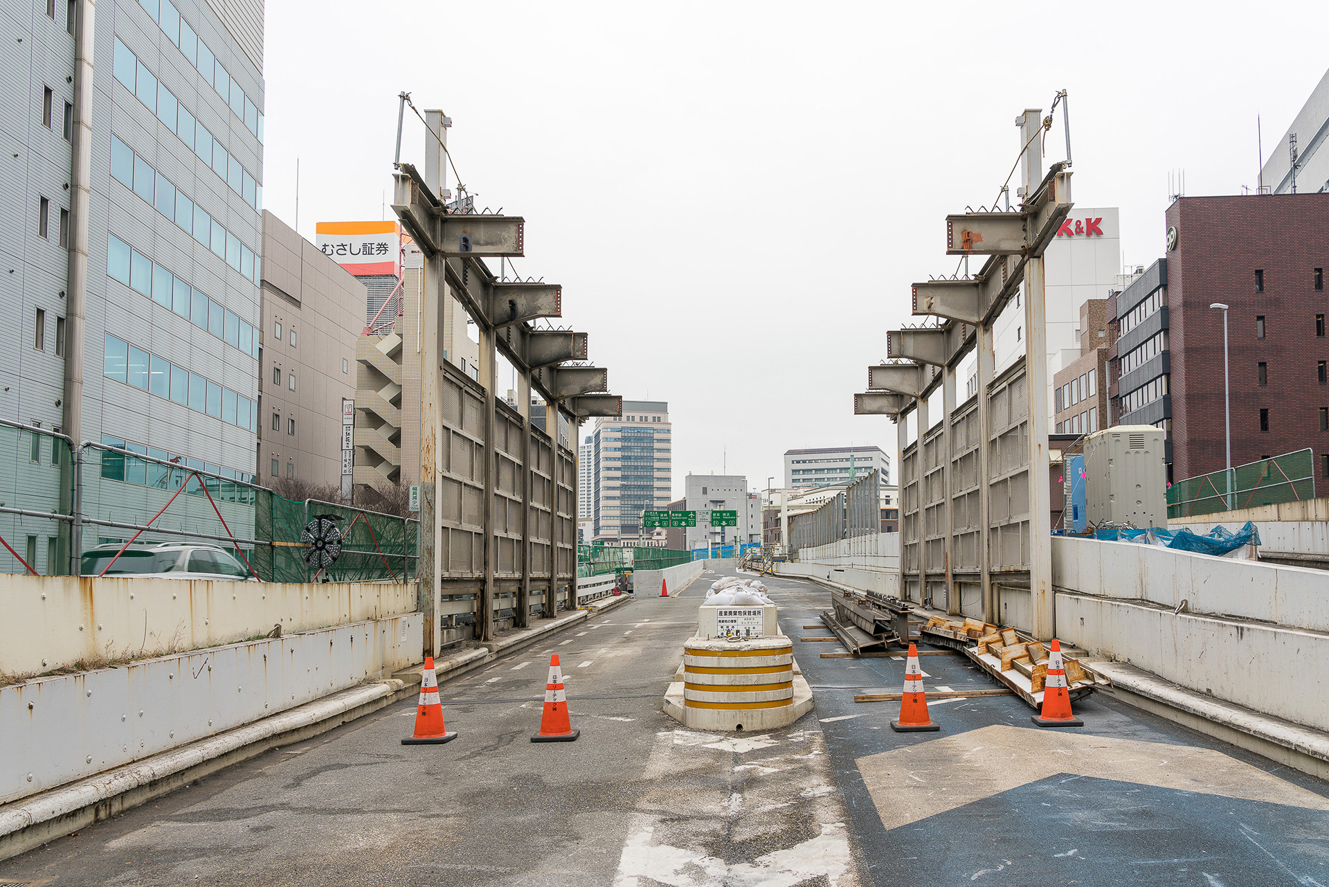 呉服橋の出入口と料金所も撤去されている（提供：首都高速道路株式会社）