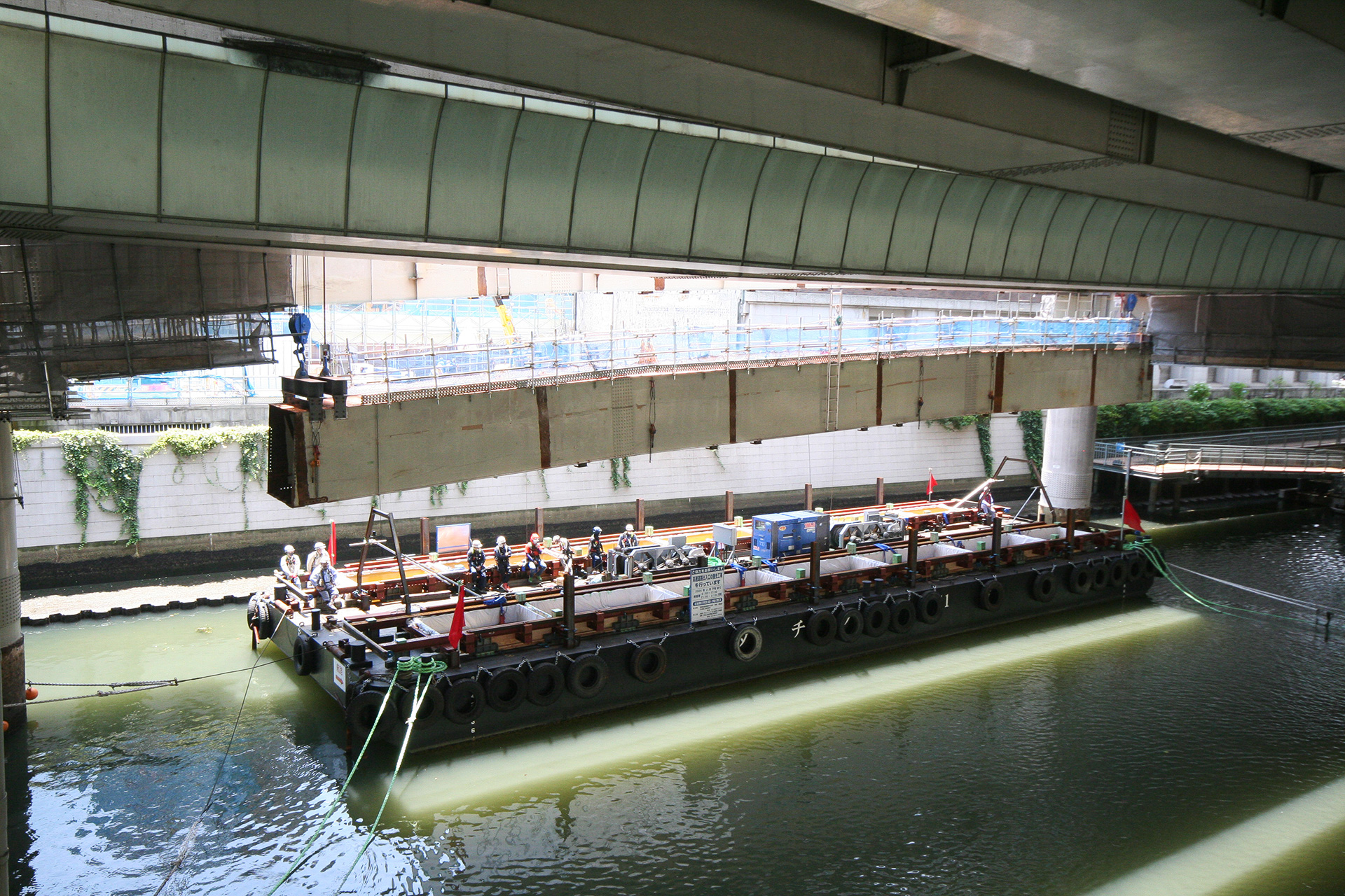 6月2日～3日に撤去された（提供：首都高速道路株式会社）