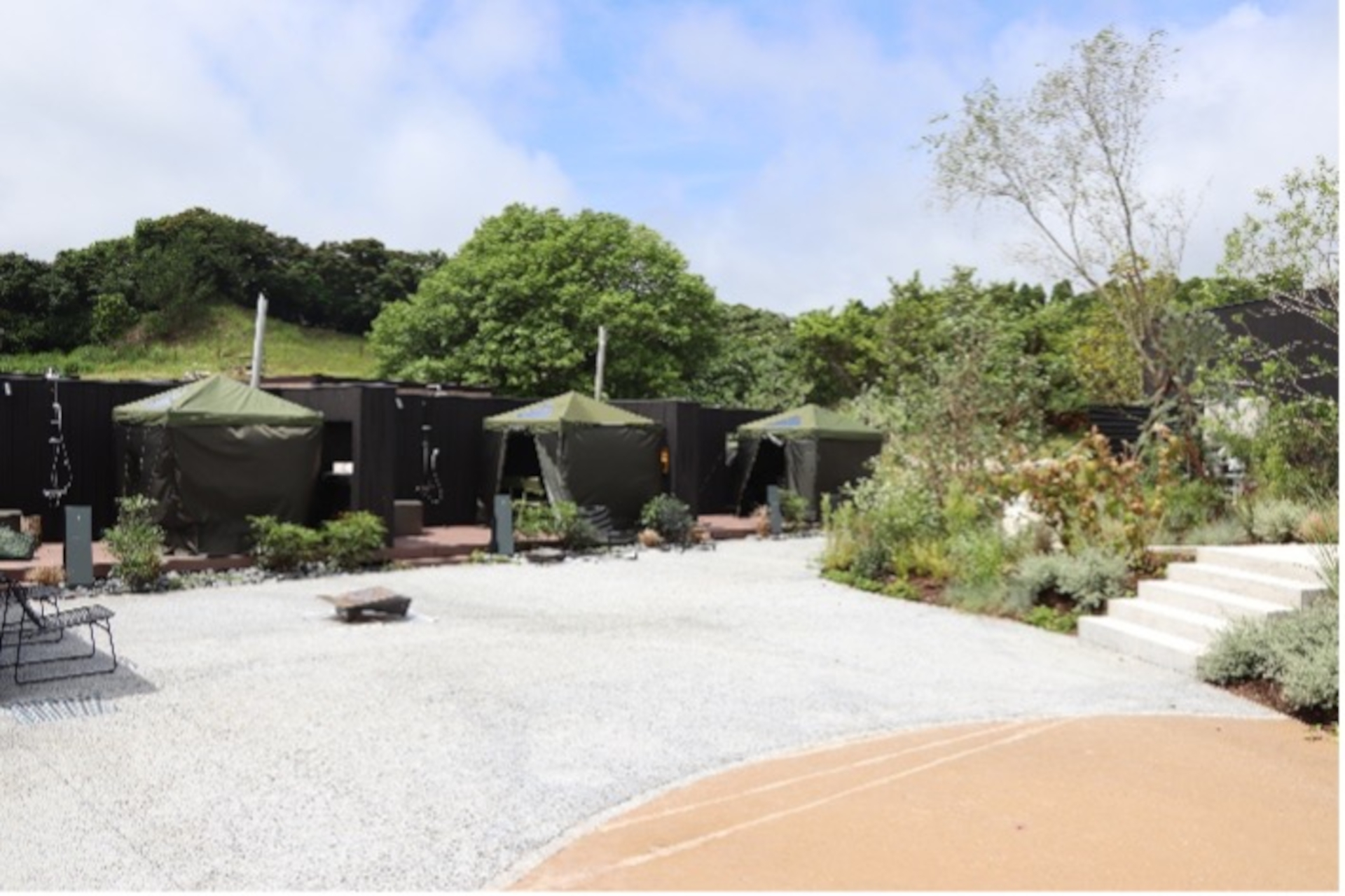 フィンランド製のテントサウナを導入