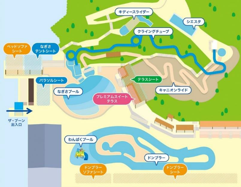 プールエリアマップ