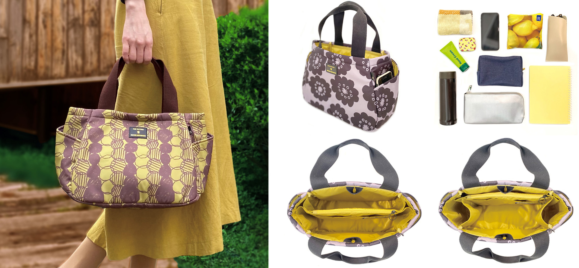 ルートートは整理上手になれるトートバッグ「パルーティ」を発売する