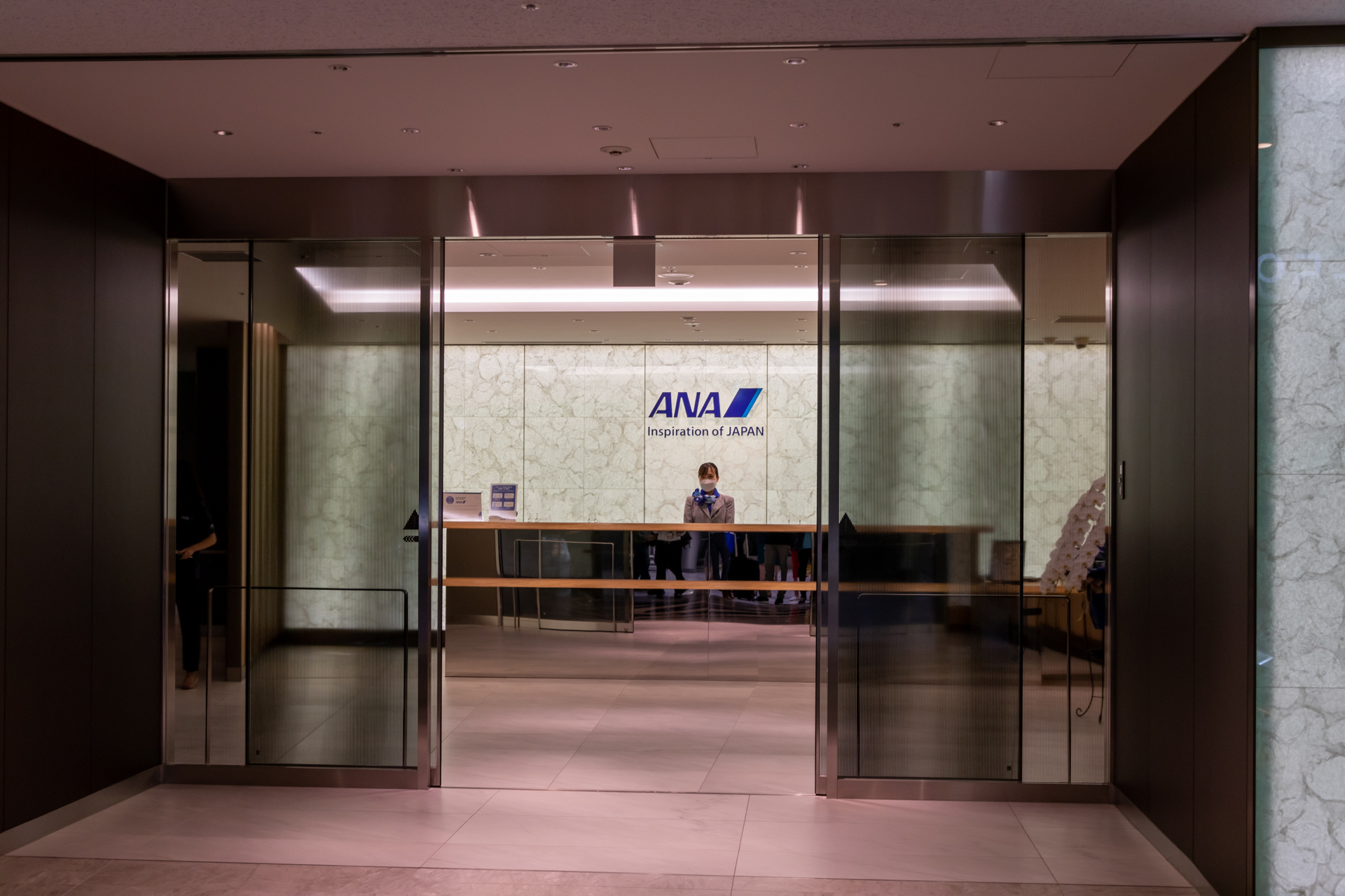第2サテライトANA LOUNGEのエントランス