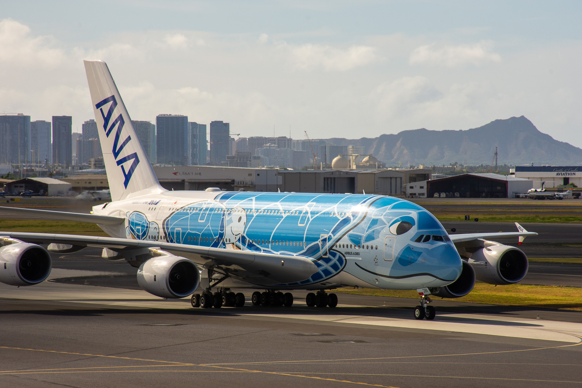 ANAが成田～ホノルル線にA380型機を再投入した