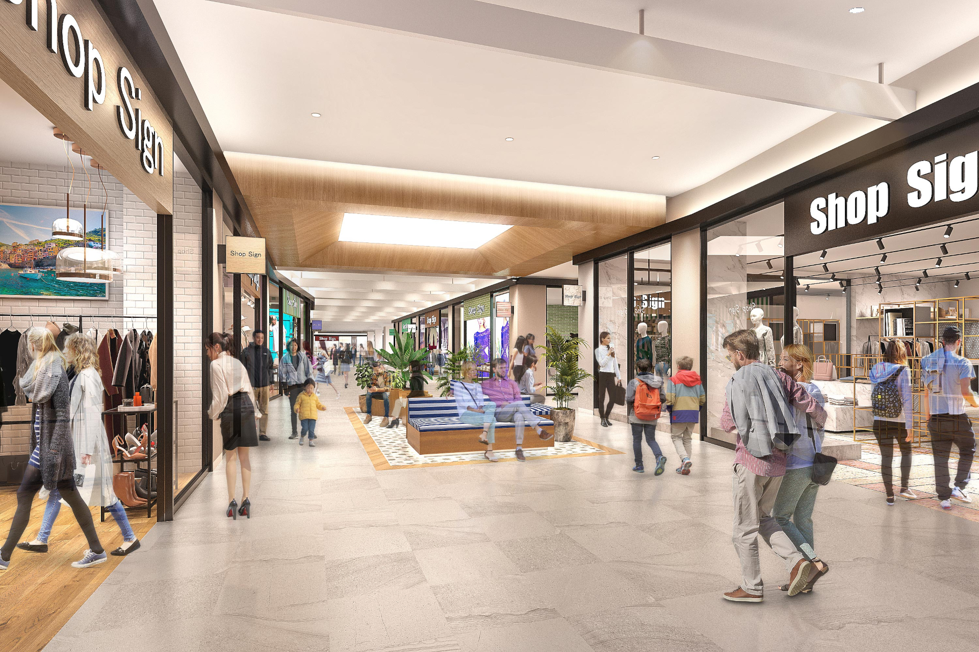 「三井アウトレットパーク」店内イメージ