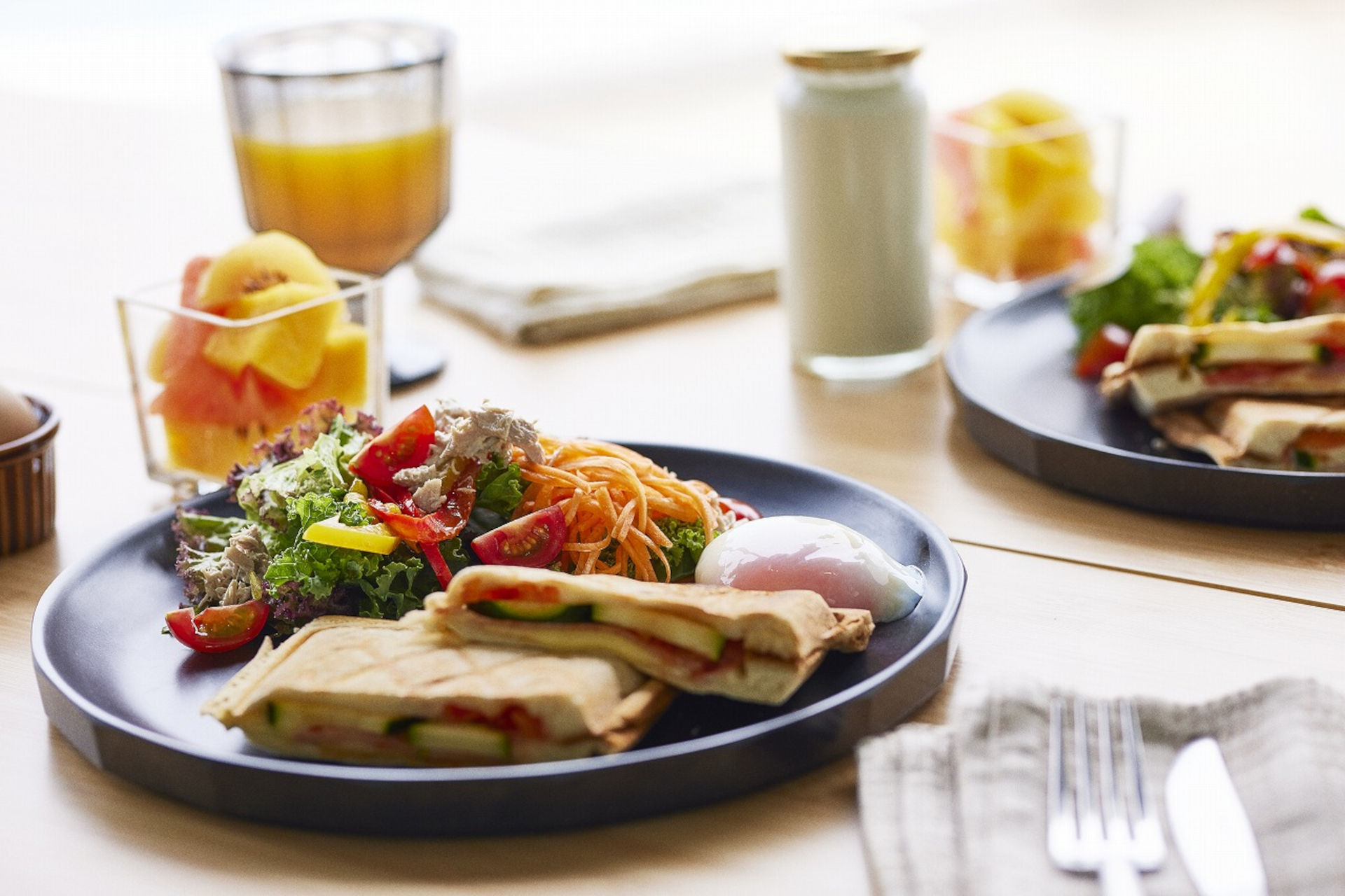 ホットサンドモーニング