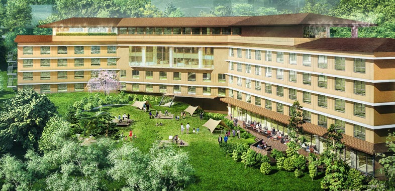 箱根ホテル小涌園が建て替えて開業する
