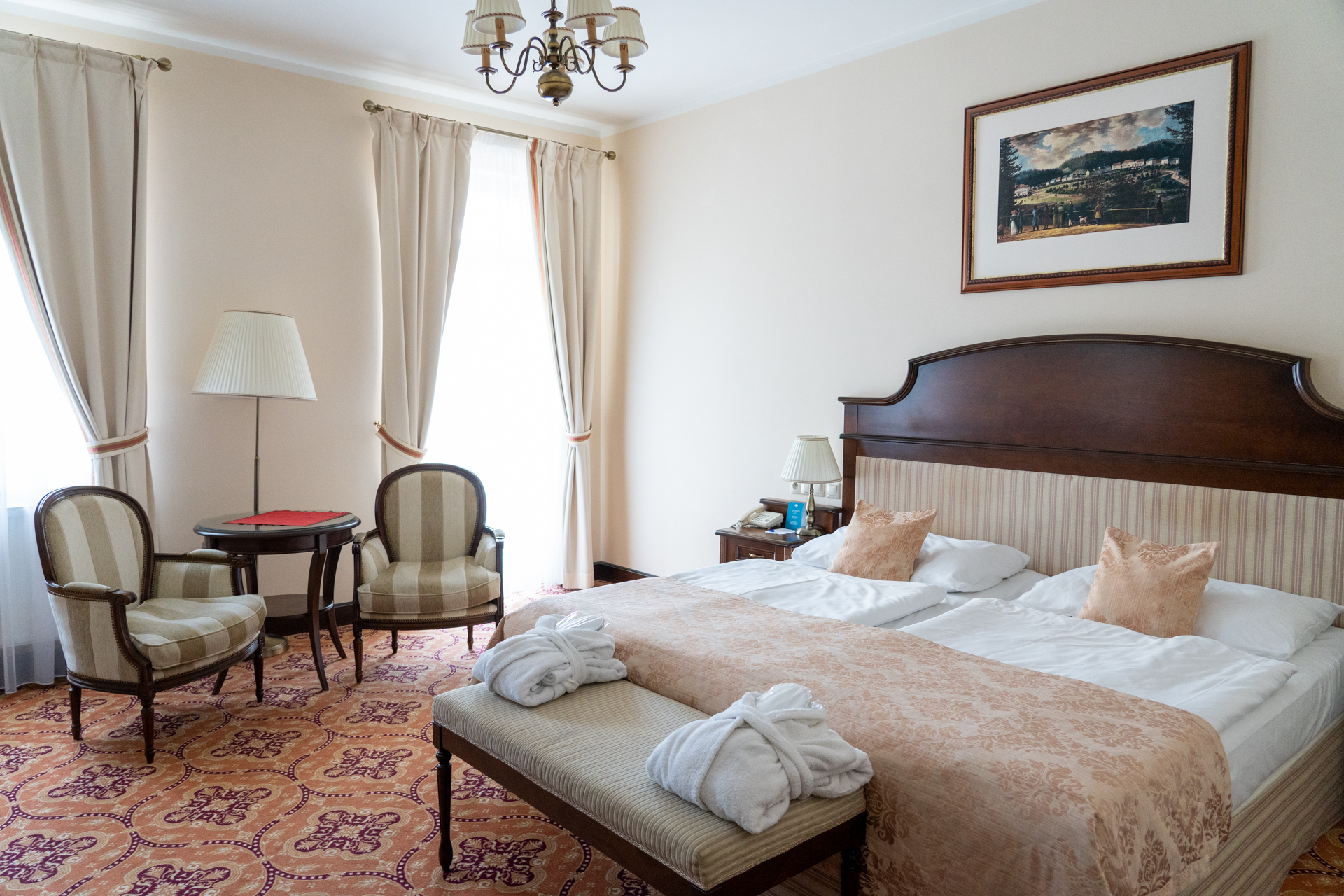 クラッシックなインテリアでまとまっていました