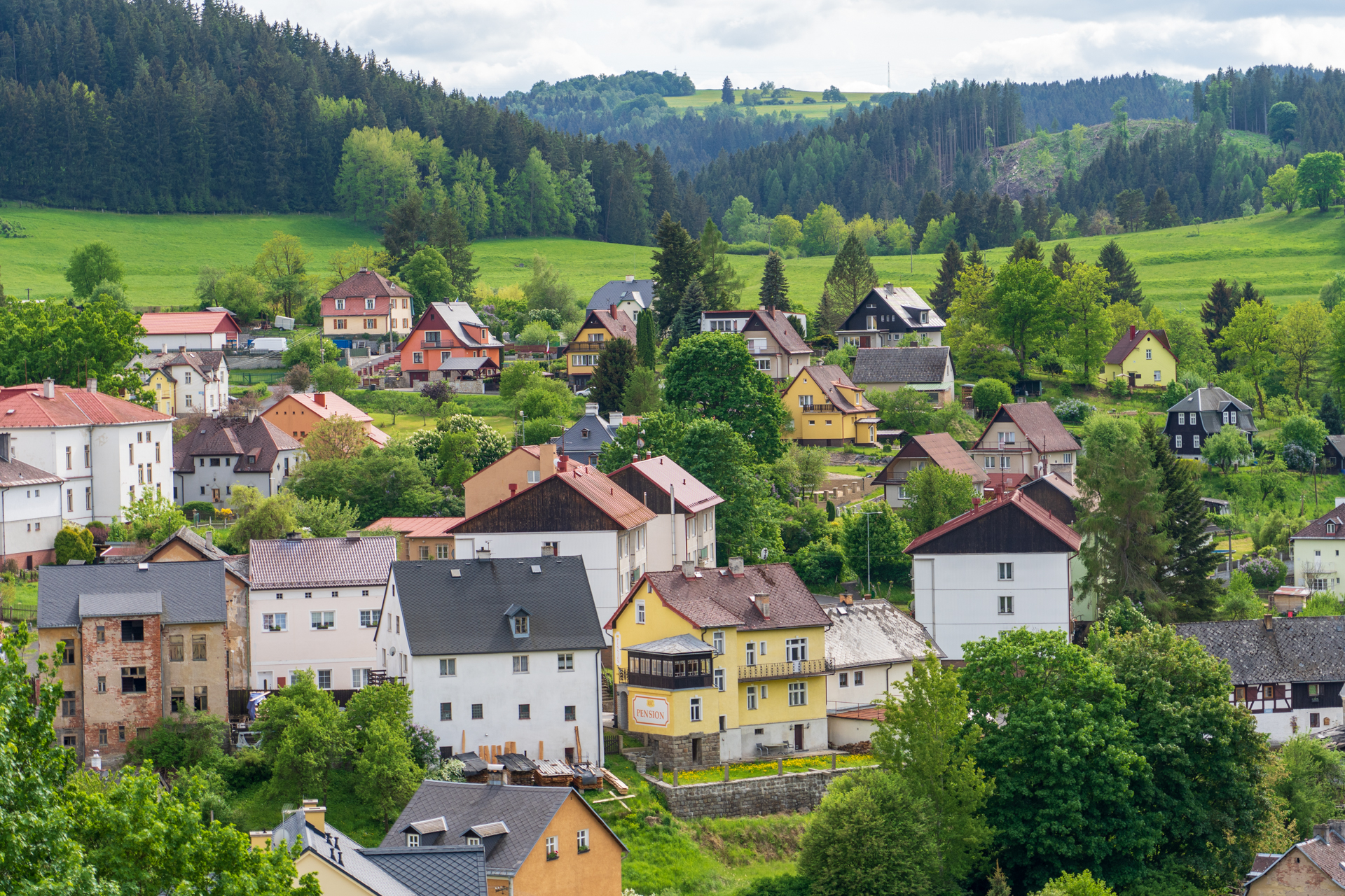 まるで絵本に出てきそうな風景