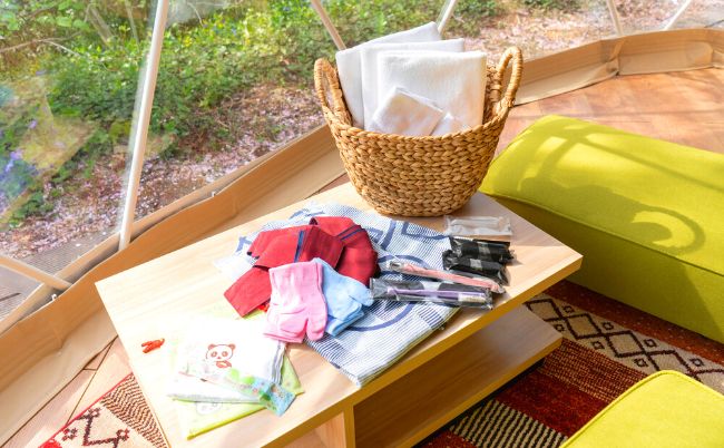 豊富なアメニティを取り揃えている