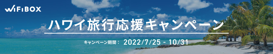WiFiBOXをハワイ渡航時に利用する人を対象にbikiカードをプレゼント