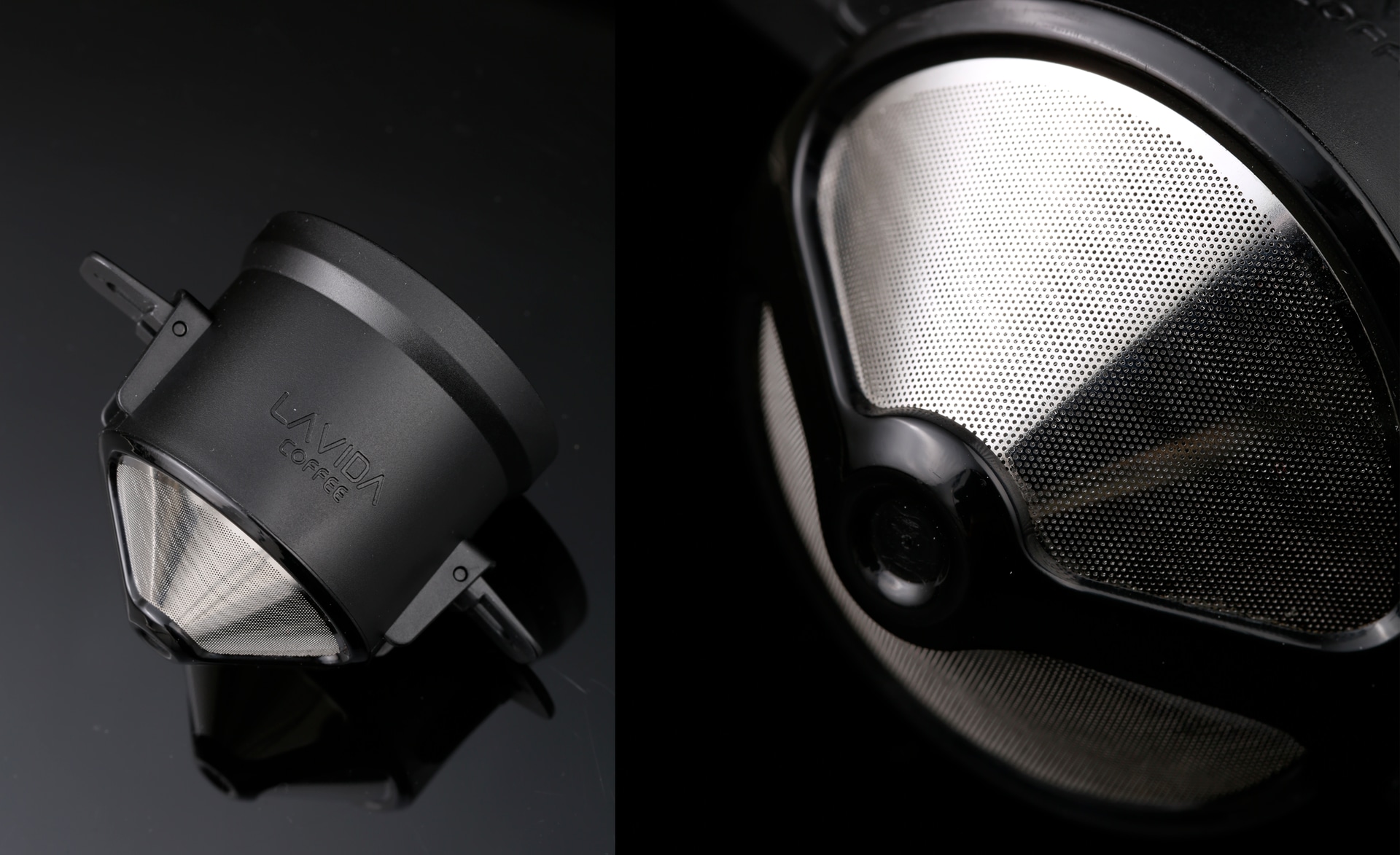 デュアルフィルターバスケットが酸味・甘味・バランスをコントロール