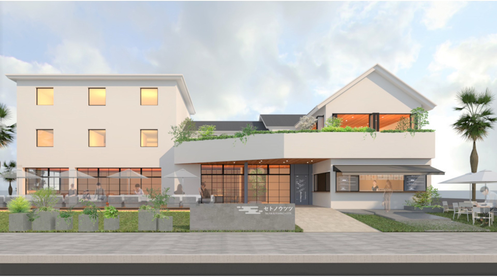 マリモホールディングスは海のオベージュ「セトノウツツ」をオープン