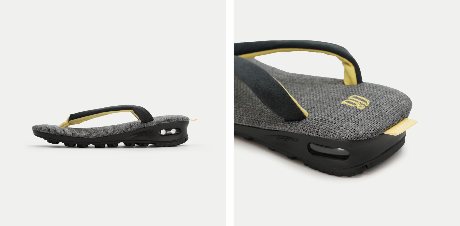 「unda-BOILER-」のフットベッドはインラインの「TOUGH」でも使用されるナイロン生地を採用。鼻緒には「unda-CABIN-」同様にウルトラスエードを採用し、汚れが目立ちにくく、アウトドアシーンでもガシガシ履ける