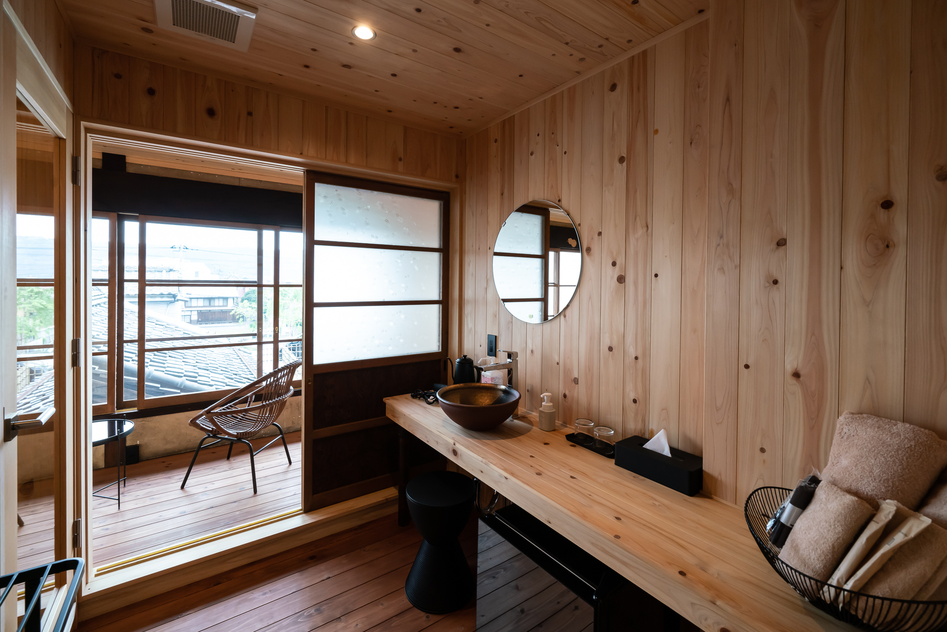 201号室の洗面まわり