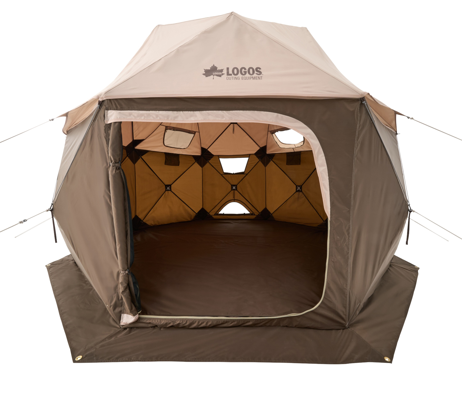 どんぐり PANELドーム 290 グランドシート（1万2000円）。サイズは290×290cm（幅×奥行）