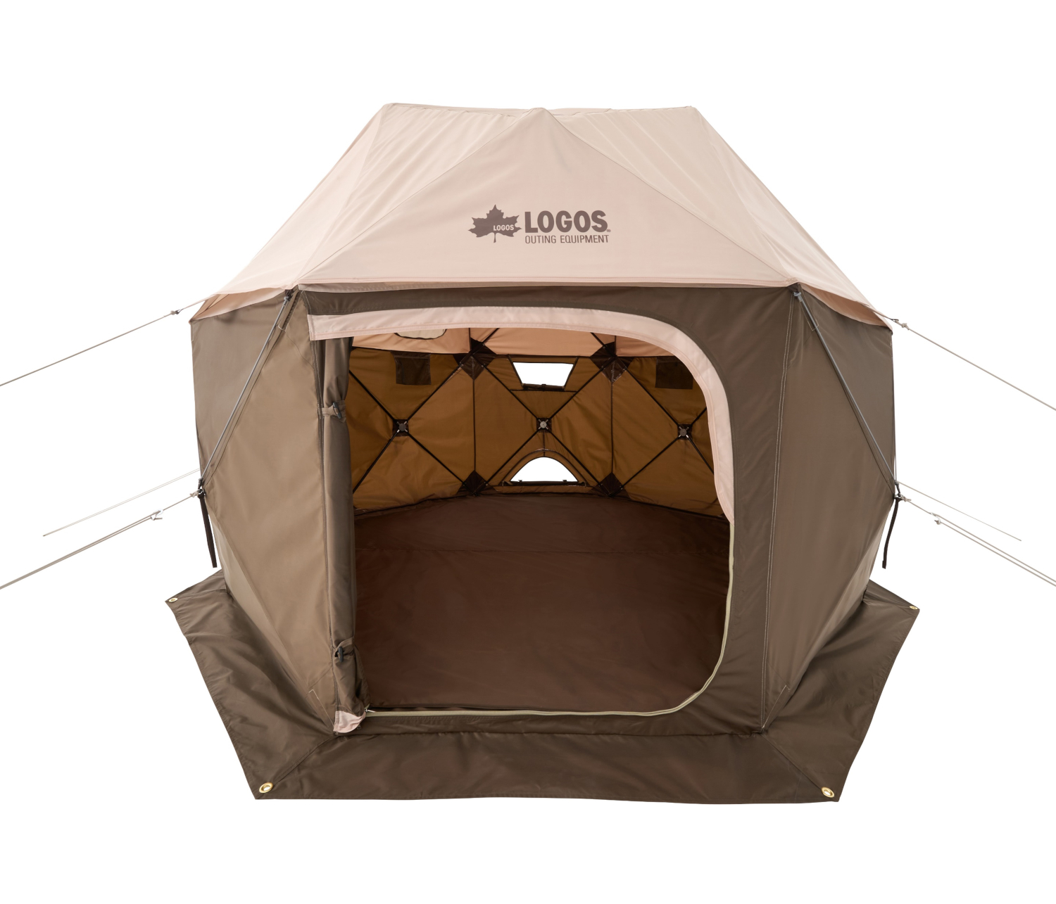 どんぐり PANELドーム 240 グランドシート（9000円）。サイズは240×240cm（幅×奥行）