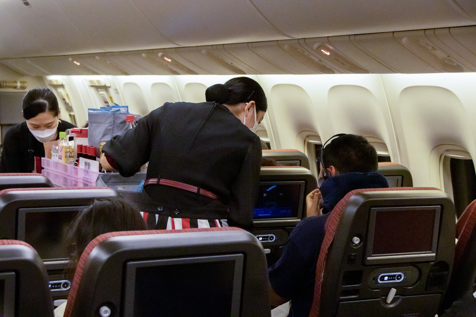 機内の様子