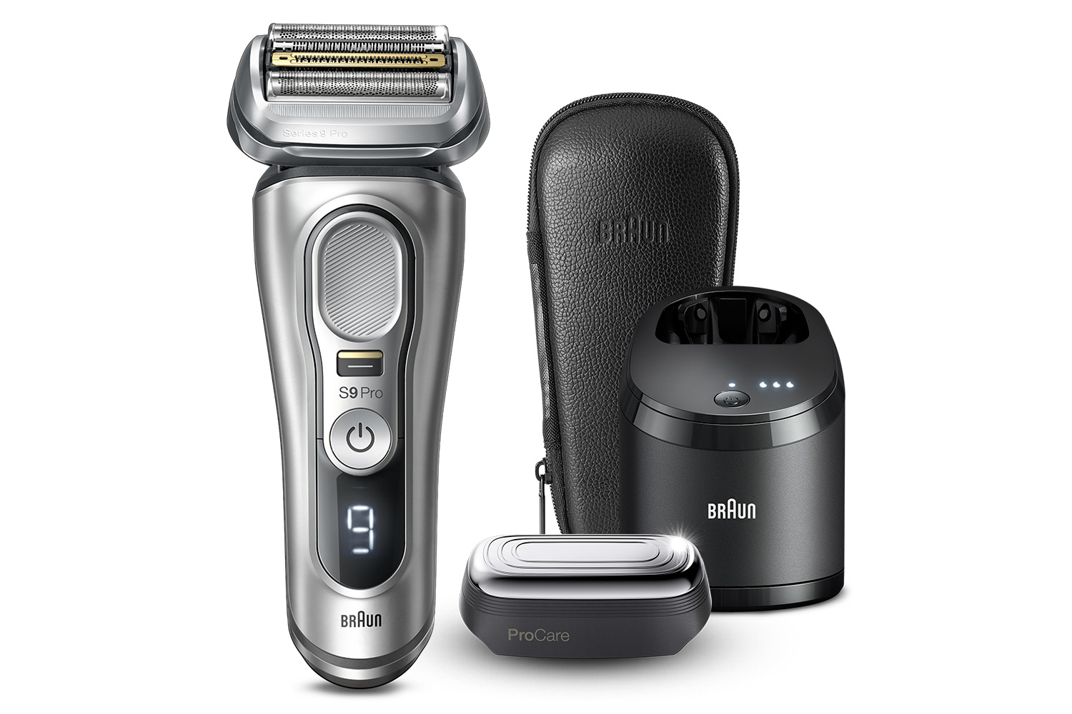 シリーズ9 Pro アルコール洗浄器＋美顔器ヘッド付属モデル