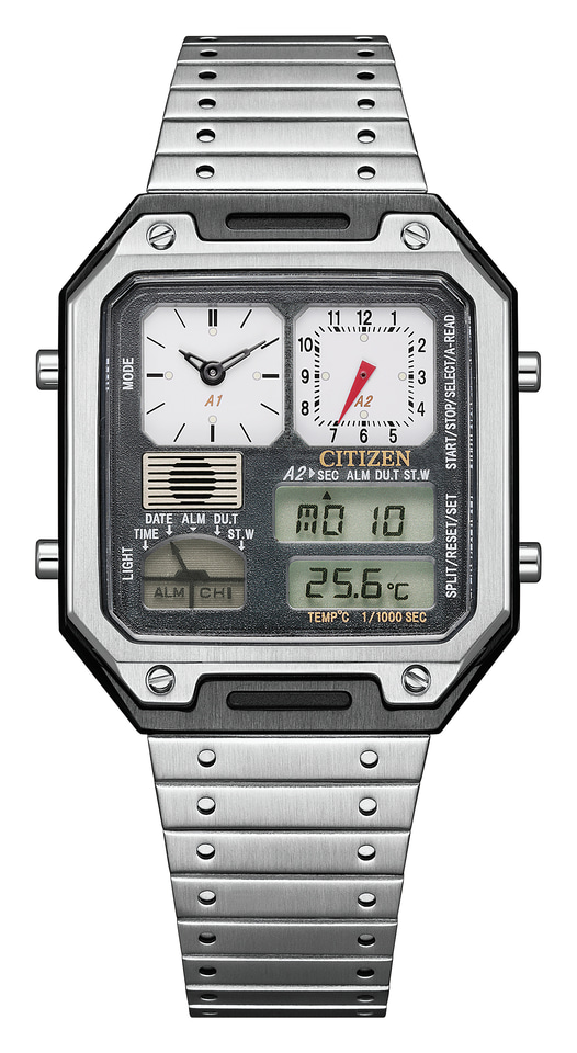 シチズン、温度センサー搭載腕時計「サーモセンサー」のデザイン復刻版